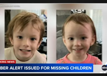 Amber Alert activated for two missing children, aged 2 and 4, last spotted in South LA