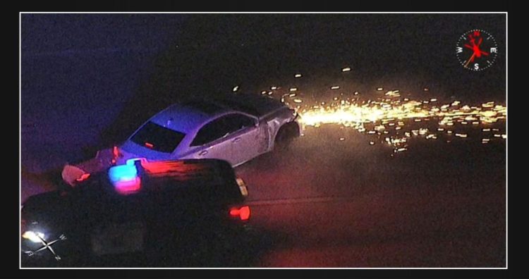 CHP uses PIT maneuver on 105 Freeway to end 2-hour chase after car loses wheel