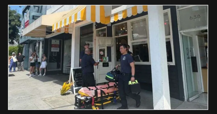 Heat Exhaustion Causes Woman to Collapse at Something About Her Sandwich Shop