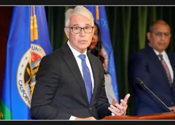 Los Angeles County District Attorney Gascón participates in "Inside the Issues" discussion